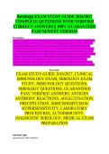 Serology Study Guide 2026 &vert; Core Concepts & Exam Prep Description&colon; Comprehensive guide covering essential serology principles&period; Keywords&colon; serology study guide&comma; lab science&comma; exam prep&comma; medical training