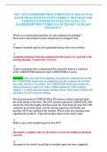 ATI Leadership Proctored Exam &lpar;2026&ndash;2027&rpar;&colon; NGN Questions with Answers and Rationales