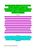 Serology Senior Review Study Guide 2026 &vert; Advanced Exam Prep Description&colon; Advanced review material for senior-level serology exam preparation&period; Keywords&colon; serology senior review&comma; advanced study guide&comma; exam prep