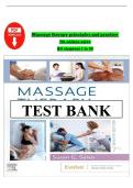 Test Bank &ndash; Massage Therapy&colon; Principles and Practice &lpar;7th Edition&rpar; by Salvo&colon; Complete Chapters 1&ndash;30 Questions&comma; Answers and Rationales Study Guide