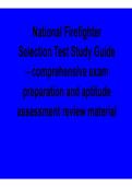 National Firefighter Selection Test Study Guide Comprehensive Exam Preparation and Aptitude 2025&sol; 2026