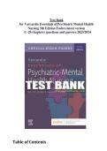 Comprehensive Test Bank for 'Varcarolis' Essentials of Psychiatric Mental Health Nursing&comma; 5th Edition' by Chyllia Dixon Fosbre &ndash; Complete Review & Practice&period;