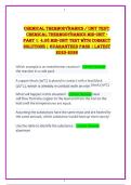 CHEM 210 Chemical Thermodynamics Complete Exam Package Practice Questions Detailed Solutions and Key Concepts