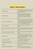 Adult Nursing Exam 4 Questions & Verified Answers 2025&sol;2026 &vert; Respiratory&comma; Cardiac&comma; Neuro &lpar;Stroke&comma; Parkinson&rsquo;s&comma; HF&comma; COPD&comma; HTN&rpar; &vert; Complete Study Guide