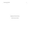 WGU  C 204&colon; Management Communications Task 1 &vert; 2026 Update