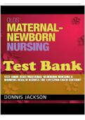 Test Bank &ndash; Olds&rsquo; Maternal-Newborn Nursing & Women&rsquo;s Health Across the Lifespan &lpar;10th Edition&rpar;&colon; Questions&comma; Answers and Rationales Study Guide