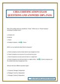 CHIA CERTIFICATION EXAM QUESTIONS AND ANSWERS 100&percnt; PASS&period;
