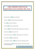 CHIA CERTIFICATION EXAM QUESTIONS AND ANSWERS 100&percnt; PASS&period;