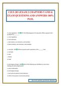 CJUS 203 &lpar;EXAM 2 CHAPTERS 5 AND 6&rpar; EXAM QUESTIONS AND ANSWERS 100&percnt; PASS