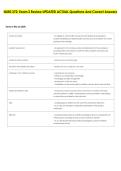 NURS 372&colon; Exam 2 Review UPDATED ACTUAL Questions And Correct Answers