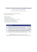 Test Bank for Physical Examination and Health Assessment 9th Edition by Carolyn Jarvis &vert;ISBN&colon; 9780323809849&vert; Guide A&plus;