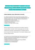 NURS 6501 FINAL EXAM WEEK 11 2026&sol;2027 &vert; Advanced Pathophysiology &vert; LATEST UPDATE &vert; Scored 100&percnt; &vert; Verified Answers &vert; Pass Guaranteed - A&plus; Graded