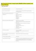 Med Surg Nur 242 Exam 2 Study Guide UPDATED ACTUAL Questions And  Correct Answers 