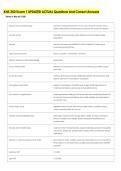 KNS 350 Exam 1 UPDATED ACTUAL Questions And Correct Answers 