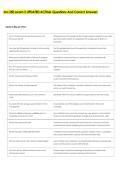 kns 350 exam 2 UPDATED ACTUAL Questions And Correct Answers 