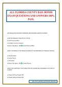 ALL FLORIDA COUNTY BAIL BONDS EXAM QUESTIONS AND ANSWERS 100&percnt; PASS&period;