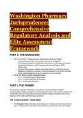 2026&sol;2027 Washington MPJE Complete Study Guide & Elite Test Bank&colon; Pharmacy Jurisprudence & Law Exam Prep