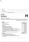 2025 AQA Triple Physics H Paper 1