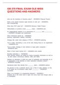 GB 370 Final Exam Ole Miss questions and answers