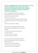 ATI PN Exit Exam Test Bank with 200 Verified Questions and A&plus; Graded Answers