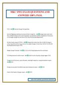 MKC SWE EXAM QUESTIONS AND ANSWERS 100&percnt; PASS&period;
