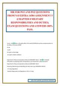 MR FOR PO3 AND PO2 QUESTIONS FROM NAVEDTRA 14504 ASSIGNMENT 5 &lpar;CHAPTER 8 MILITARY RESPONSIBILITIES AND DUTIES&rpar;&period; EXAM QUESTIONS AND ANSWERS 100&percnt; PASS&period;