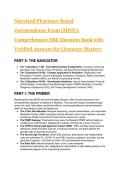 Complete Maryland MPJE &lpar;Multistate Pharmacy Jurisprudence Examination&rpar; Test Bank & Law Study Guide 2026&sol;2027 &vert; Verified Answers