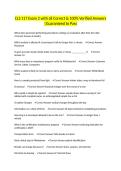 CLS 117 Exam 2 with all Correct & 100&percnt; Verified Answers &vert;Guaranteed to Pass