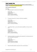 Test Bank for Management 14th Edition US Edition Schermerhorn Bachrach Chapter Study Guide 2025&sol; 2026
