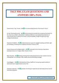 TSGT PDG EXAM QUESTIONS AND ANSWERS 100&percnt; PASS&period;