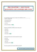 PDG CHAPTER 1 &ndash; SSGT EXAM QUESTIONS AND ANSWERS 100&percnt; PASS&period;