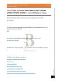 EDF 6224 FINAL TEST PAPER 2026 COMPLETE QUESTIONS AND CORRECT ANSWERS GRADED A&plus;&comma; Exams of Behavioural Science