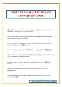 PMKEE E4 EXAM QUESTIONS AND ANSWERS 100&percnt; PASS&period;