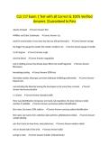CLS 117 Exam 1 Test with all Correct & 100&percnt; Verified Answers &vert;Guaranteed to Pass