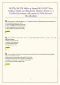 NR574&sol; NR 574 Midterm Exam &lpar;2026&sol;2027 New Update&rpar; Acute Care Practicum Review &vert; Week 1-4 &vert; Verified Questions and Answers&vert; 100&percnt; Correct- Chamberlain