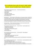 CCLS certification Exam with all Correct & 100&percnt; Verified Answers &vert;Actual Complete Exam &vert;Already Graded A&plus;