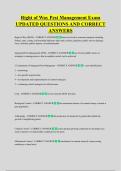 Right of Way Pest Management Exam  UPDATED QUESTIONS AND CORRECT  ANSWERS