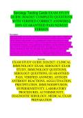 Serology Testing Cards Study Guide 2026 &vert; Flashcards & Exam Prep Description&colon; Flashcard-style study material for serology testing concepts&period; Keywords&colon; serology cards&comma; flashcards&comma; study guide 2026&comma; exam prep
