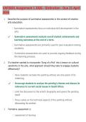VAP2601 Assignment 1 2026 - Distinction - Due 21 April  2026