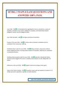 SFTRG 3 WAPS EXAM QUESTIONS AND ANSWERS 100&percnt; PASS&period;