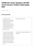 MN580 Exam Package &vert; Comprehensive Questions and Answers &vert; 2026&sol;2027