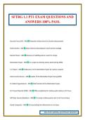 SFTRG 1&period;1 PT1 EXAM QUESTIONS AND ANSWERS 100&percnt; PASS&period;