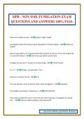 DPR - NON SOIL FUMIGATION EXAM QUESTIONS AND ANSWERS 100&percnt; PASS&period;