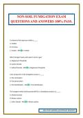 NON-SOIL FUMIGATION EXAM QUESTIONS AND ANSWERS 100&percnt; PASS&period;