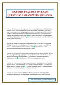 WGU D118 PRACTICE OA EXAM QUESTIONS AND ANSWERS 100&percnt; PASS&period;