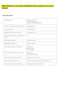 MIBO 3500 Exam 3 Scott UGA UPDATED ACTUAL Questions And Correct  Answers 