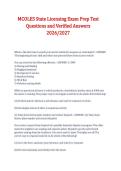 MCOLES State Licensing Exam Prep Test &lpar;2026&sol;2027&rpar; &ndash; Questions and Verified Answers Study Guide