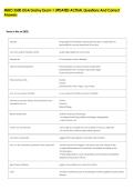 MIBO 3500 UGA Grainy Exam 1 UPDATED ACTUAL Questions And Correct  Answers 