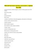 PHM 104 Final Exam&vert; Questions and answers &vert; Updated New 2026