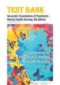 Test Bank for Varcarolis&rsquo; Foundations of Psychiatric-Mental Health Nursing&comma; 9th Edition by Margaret Jordan Halter &vert;ISBN 978-0323697071&vert;LATEST EDITION